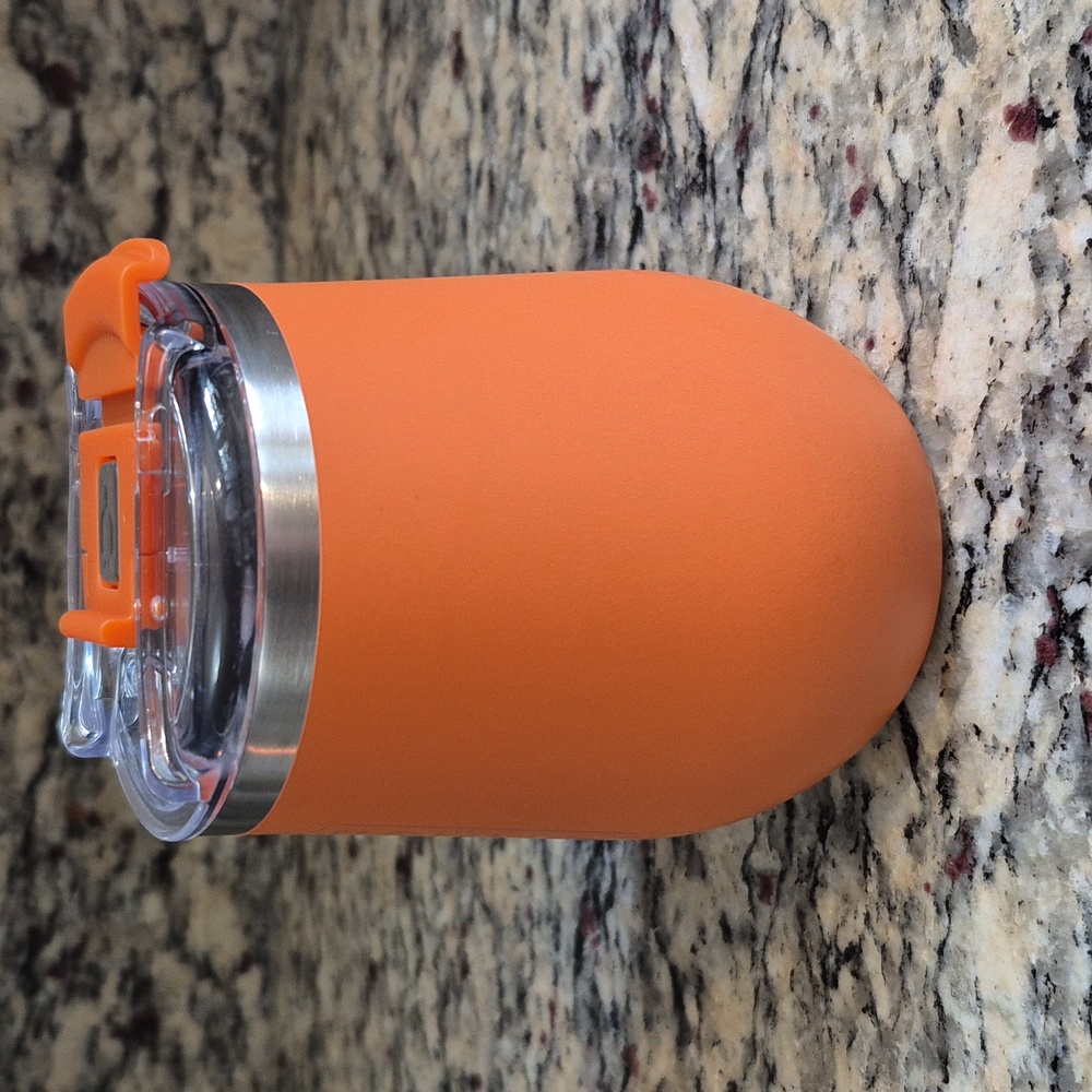 Brumate Uncork'd Insulated Wine Tumbler In Matte Clay - Picture 2 of 9